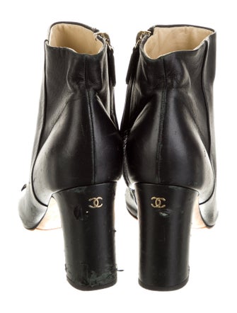 Chanel 2016 Interlocking CC Logo Boots