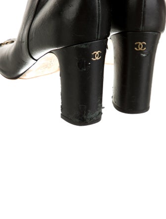 Chanel 2016 Interlocking CC Logo Boots