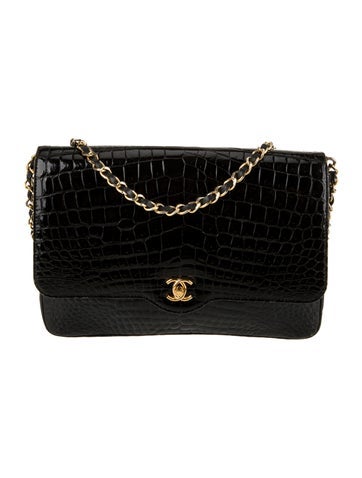 Chanel Shoulder Bags Crocodile CC Flap Bag