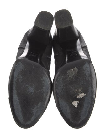 Chanel Interlocking CC Logo Suede Boots