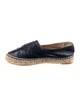 Chanel Interlocking CC Logo Lambskin Espadrilles