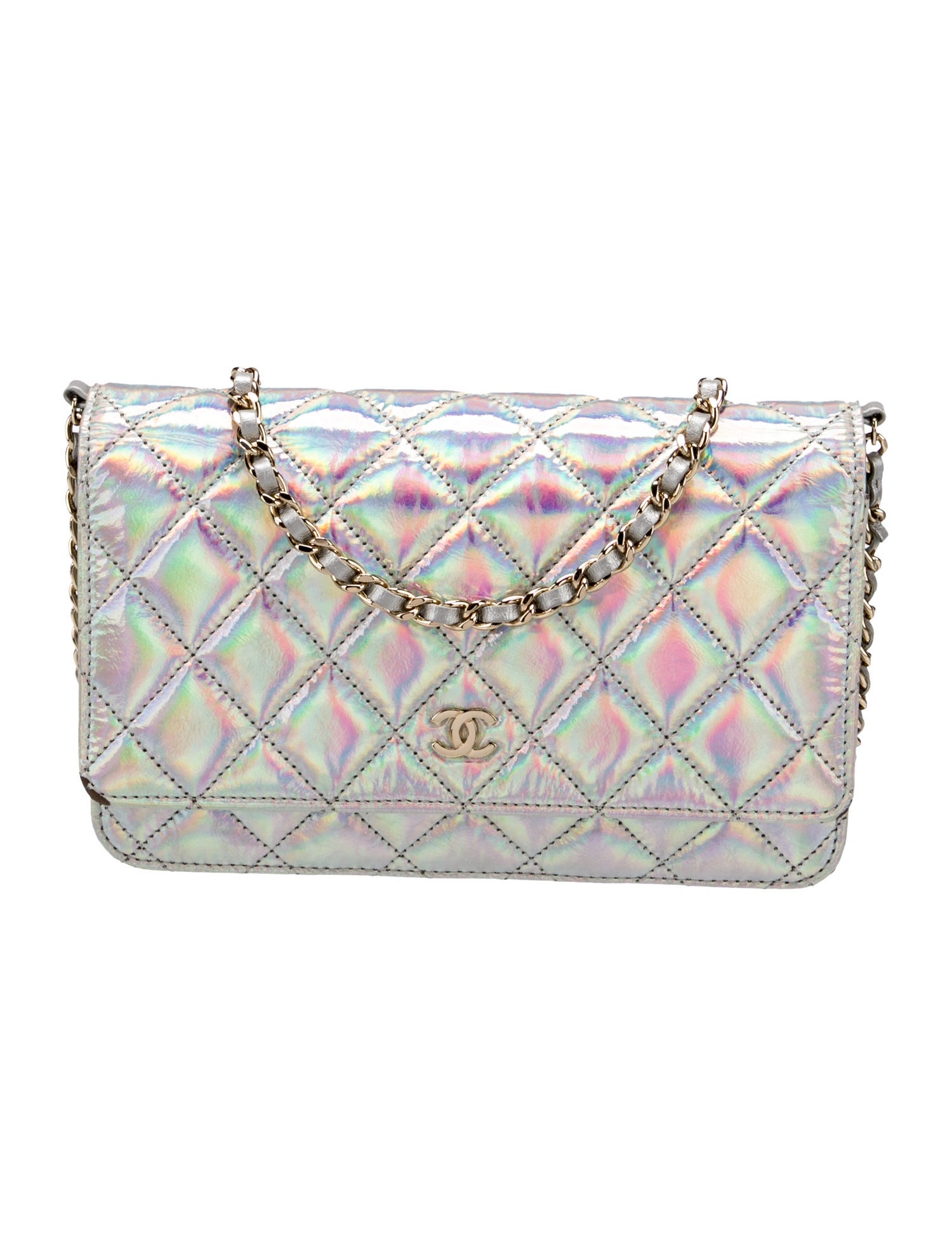 Chanel Iridescent Classic Wallet on Chain