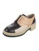 Chanel 2021 Quilted Pattern Oxfords