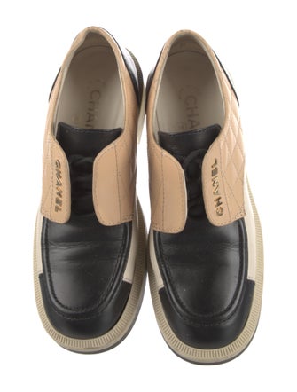 Chanel 2021 Quilted Pattern Oxfords
