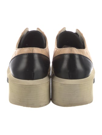 Chanel 2021 Quilted Pattern Oxfords