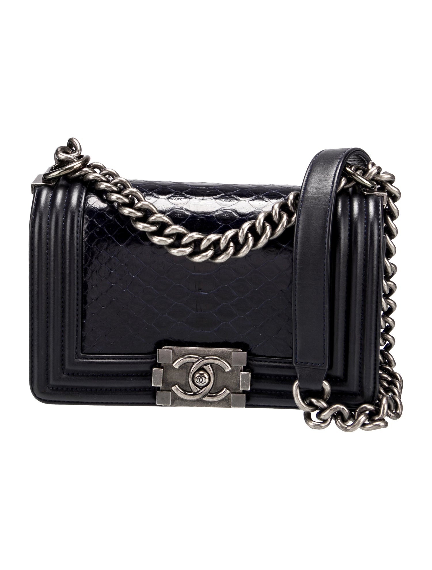 Chanel Small Python Boy Bag