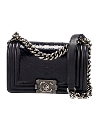 Chanel Small Python Boy Bag