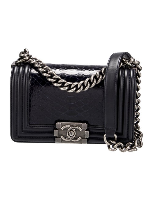 Chanel Small Python Boy Bag