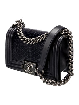 Chanel Small Python Boy Bag