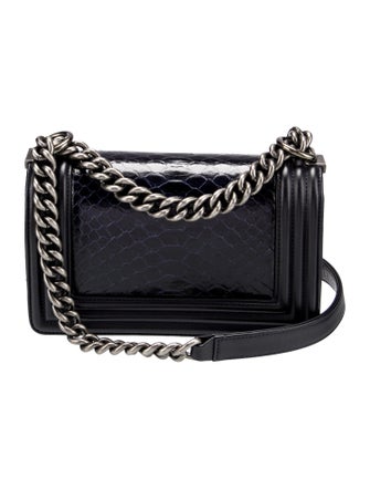 Chanel Small Python Boy Bag