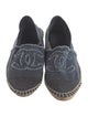 Chanel Interlocking CC Logo Denim Espadrilles