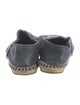 Chanel Interlocking CC Logo Denim Espadrilles