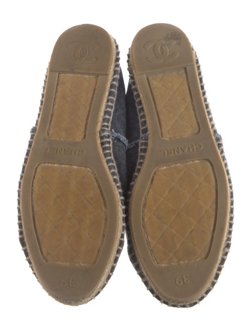 Chanel Interlocking CC Logo Denim Espadrilles
