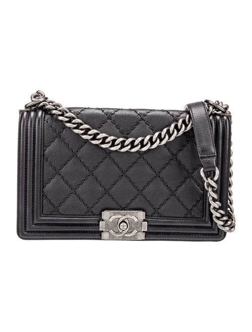 Chanel Medium Double Stitch Boy Bag
