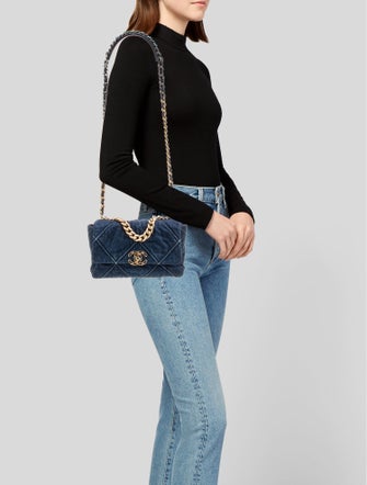 Chanel Medium Denim 19 Flap Bag