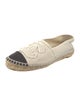 Chanel Interlocking CC Logo Canvas Espadrilles