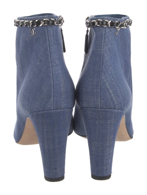 Chanel 2020 Chain-Link Accent Boots