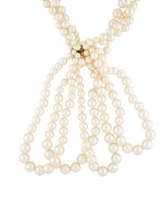 Chanel Faux Pearl Paris-Dallas Beaded Multistrand Necklace