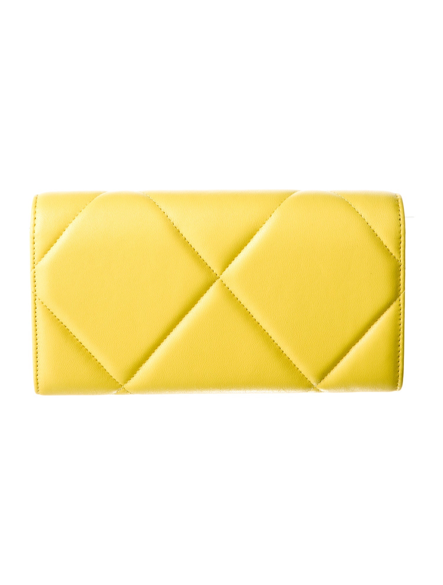 Chanel Interlocking CC Logo Lambskin Trifold Wallet