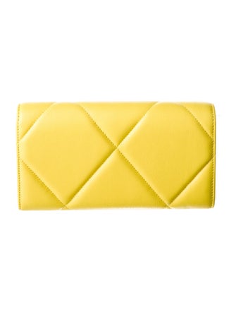 Chanel Interlocking CC Logo Lambskin Trifold Wallet
