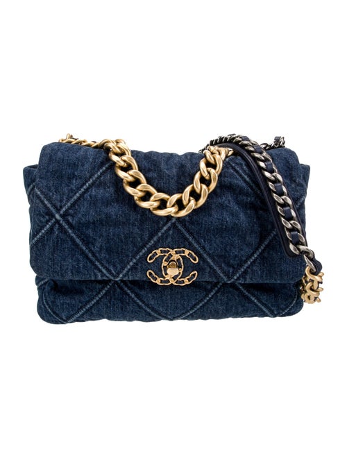 Chanel Large Denim 19 Flap Bag