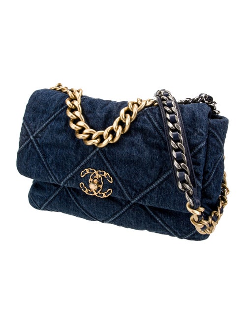 Chanel Large Denim 19 Flap Bag