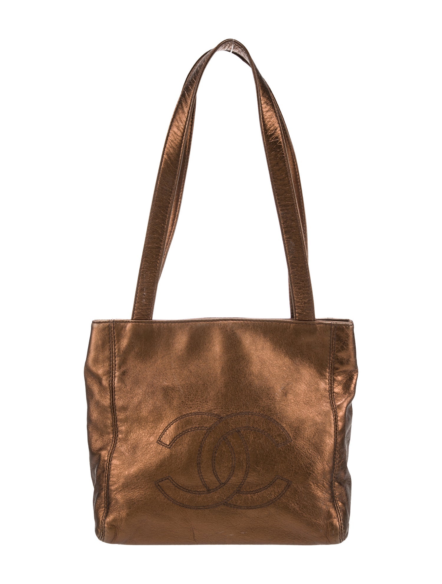 Chanel Metallic CC Tote