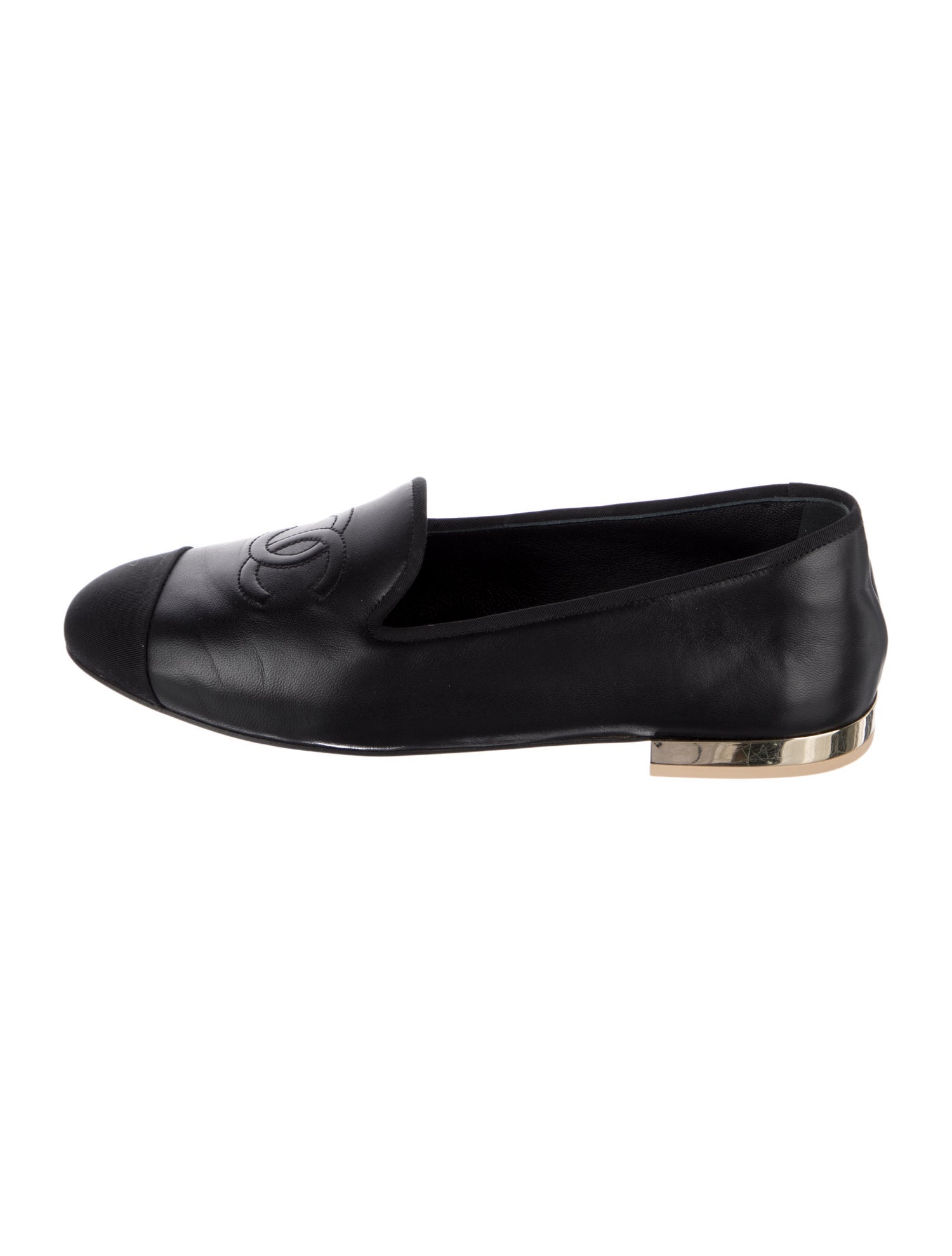 Chanel 2023 Interlocking CC Logo Loafers