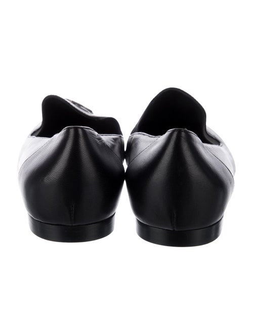 Chanel Interlocking CC Logo Leather Loafers