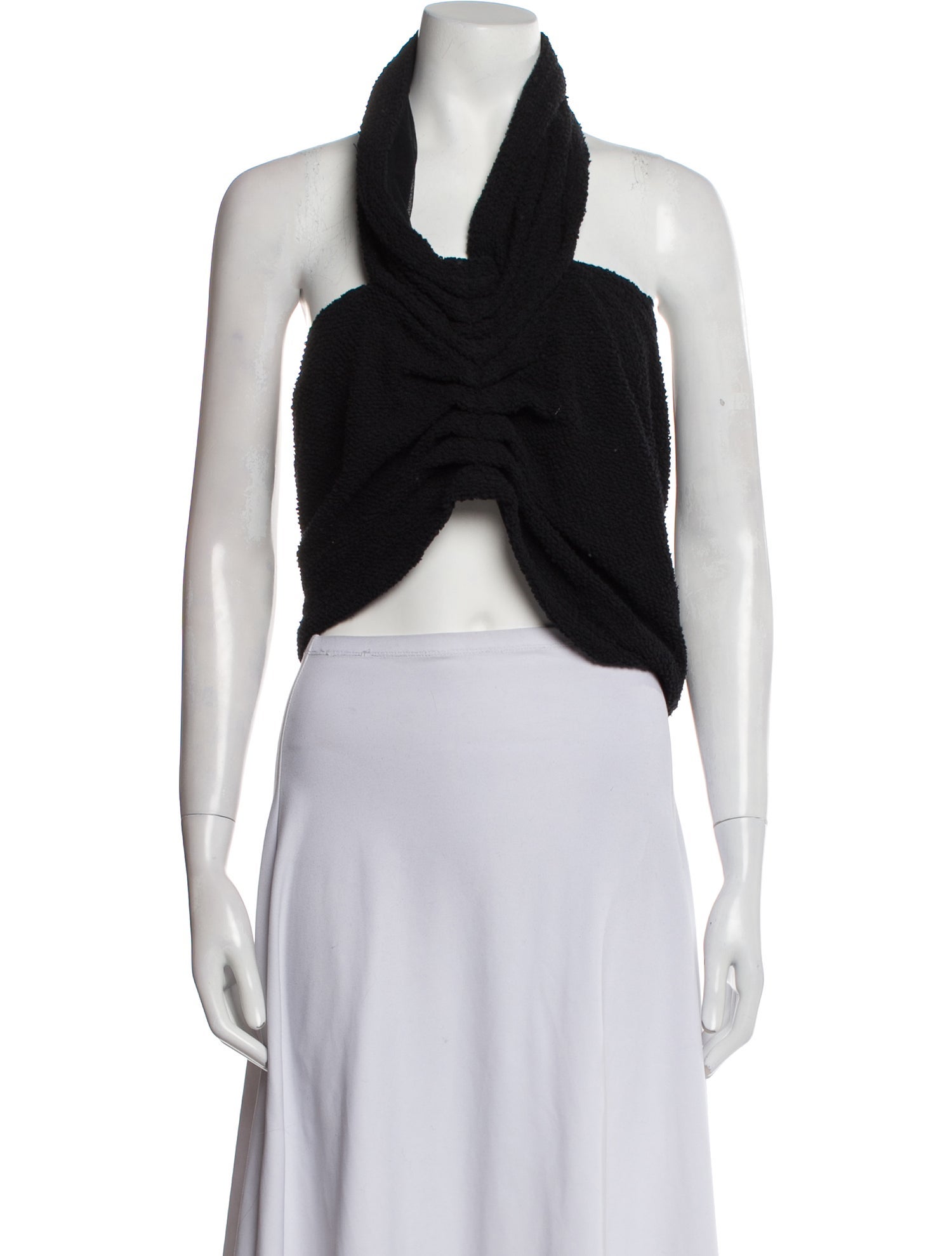 Chanel 2014 Strapless Crop Top