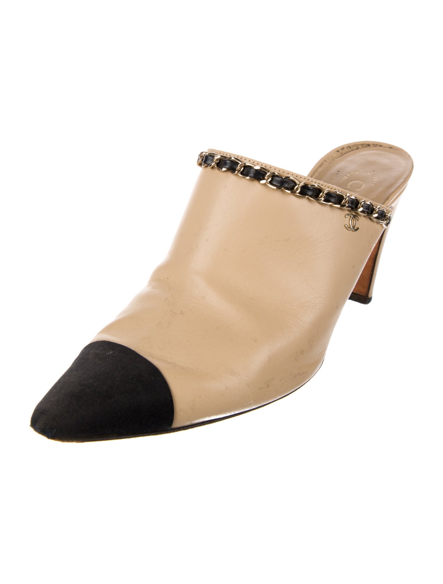 Chanel 2020 Interlocking CC Logo Mules