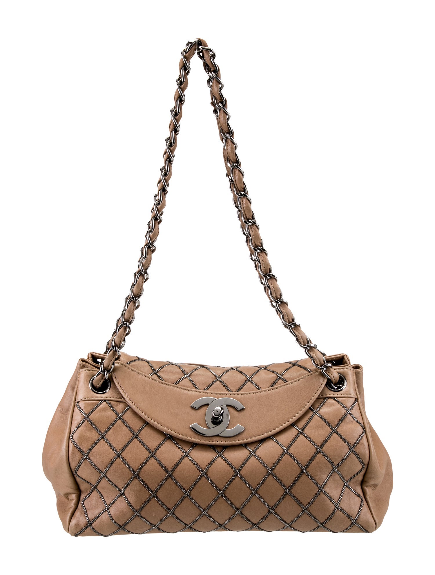 Chanel Chain Stitch Accordion Flap Bag