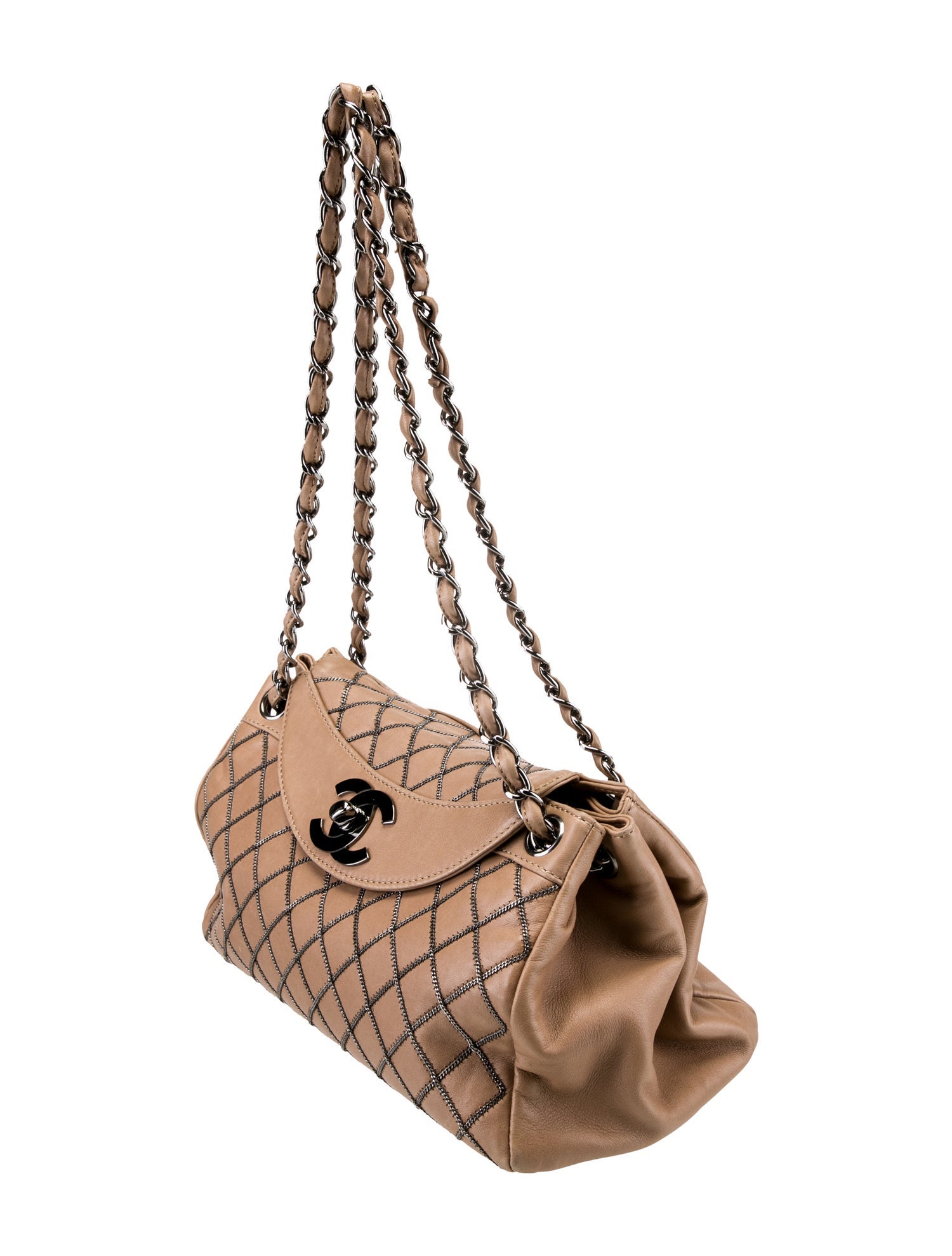 Chanel Chain Stitch Accordion Flap Bag