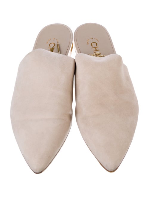 Chanel 2015 Interlocking CC Logo Mules