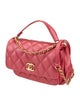 Chanel Quilted Top Handle Flap