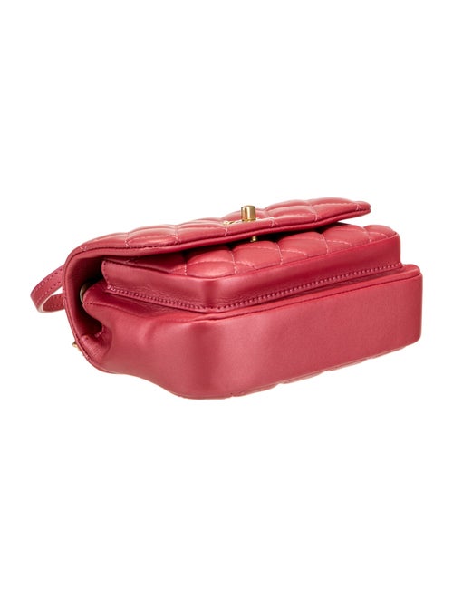 Chanel Quilted Top Handle Flap