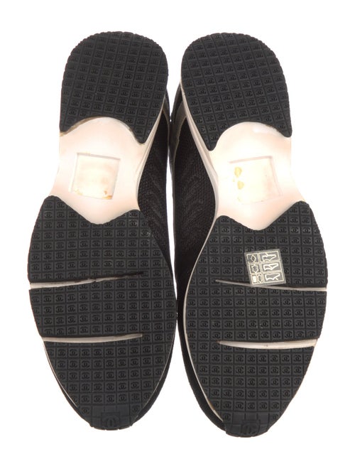 Chanel Suede Printed Athletic Sneakers