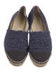 Chanel Interlocking CC Logo Denim Espadrilles
