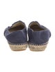 Chanel Interlocking CC Logo Denim Espadrilles