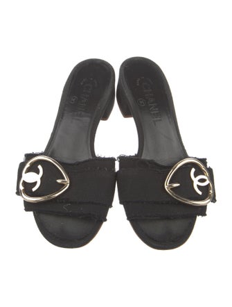 Chanel 2009 Interlocking CC Logo Slides