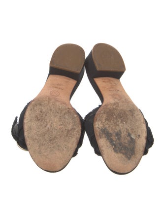 Chanel 2009 Interlocking CC Logo Slides