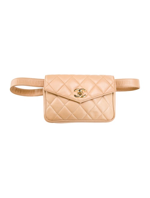 Chanel Quilted CC Envelope Belt Bag