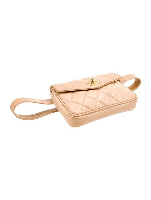 Chanel Quilted CC Envelope Belt Bag