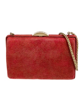 Chanel Iridescent Frame Clutch on Chain