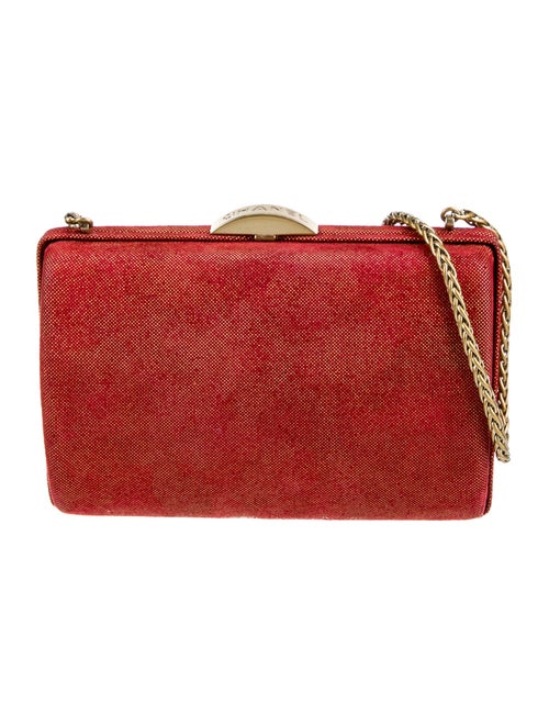 Chanel Iridescent Frame Clutch on Chain