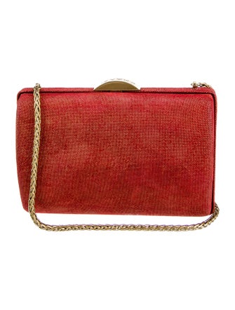 Chanel Iridescent Frame Clutch on Chain