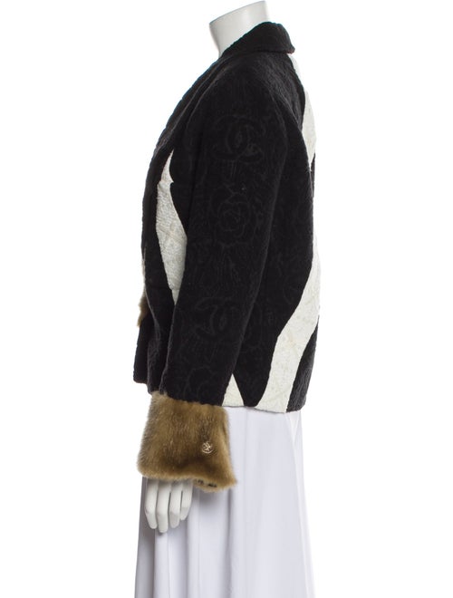 Chanel 2021 Wool Faux Fur Jacket