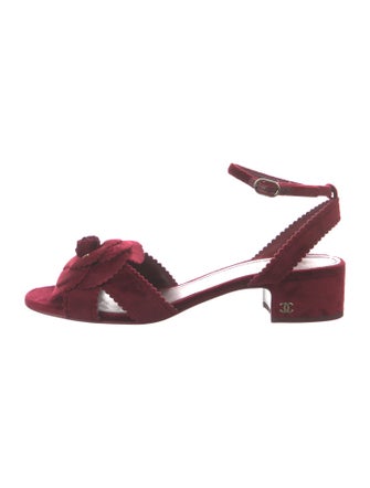 Chanel 2024 Interlocking CC Logo Slingback Sandals