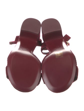 Chanel 2024 Interlocking CC Logo Slingback Sandals