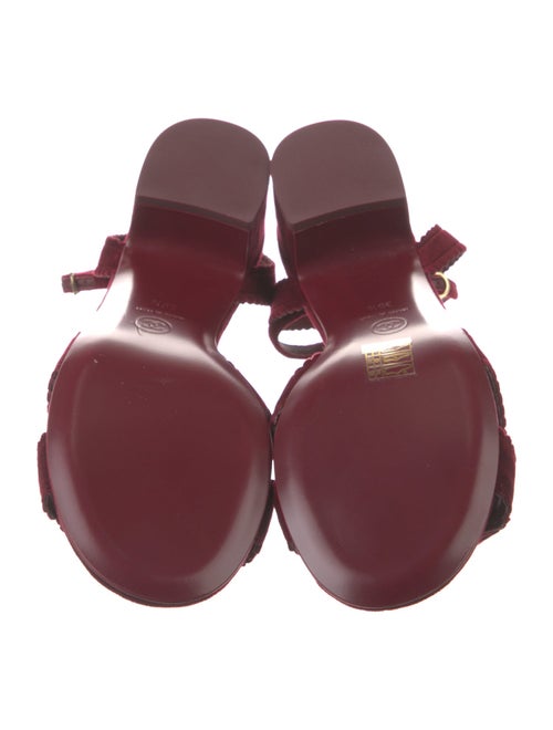 Chanel 2024 Interlocking CC Logo Slingback Sandals